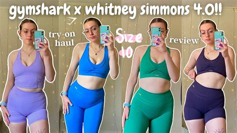 My Honest Thoughts Of The Gymshark X Whitney Simmons V Try On Haul