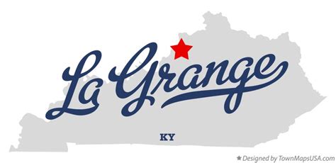 Map Of La Grange Ky Kentucky