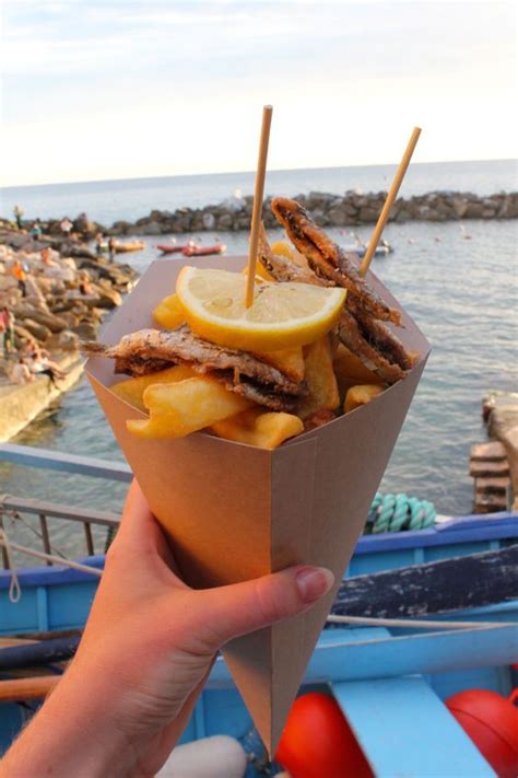 Seafood Cone In Riomaggiore 6 Local Foods To Try In Cinque Terre