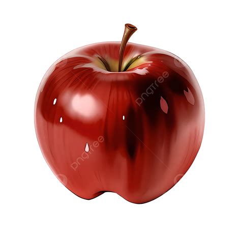 Watercolor Apple Painting Generative Ai Illustrations Watercolor