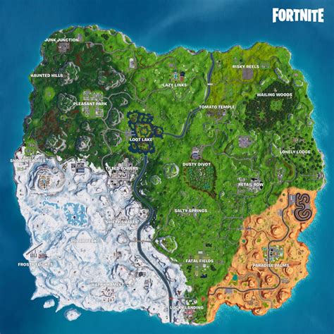 Fortnite Season 7 Map In 4k Fortnitebr