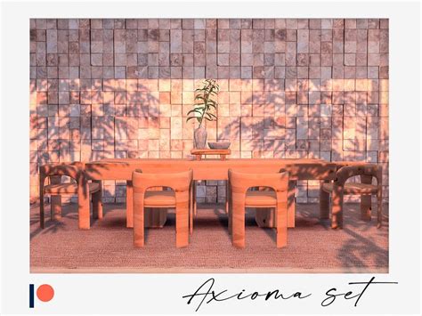 Axioma Dining Set Patreon Early Access For Tsr By Winner9 Dining