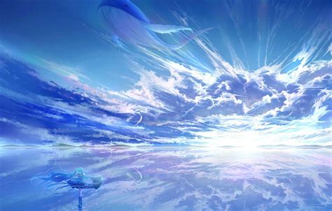 Download Free 100 Sky Water Anime Wallpapers