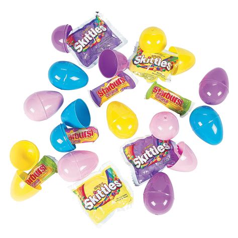 Easter Skittles And Starburst Filled Eggs Party Supplies 12 Pieces