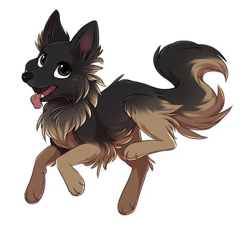 Cute Anime Wolf Commission Wooxx By Kamirah On Deviantart Anime