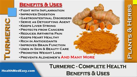 Turmeric Health Benefits Uses Complete Guide Healthmedeasy Com