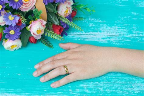 Premium Photo Wedding Ring In Finger