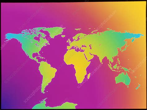 World Map Stock Image E0550211 Science Photo Library