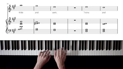 Imogen Heap Hide And Seek Piano Cover Sheet Music Youtube