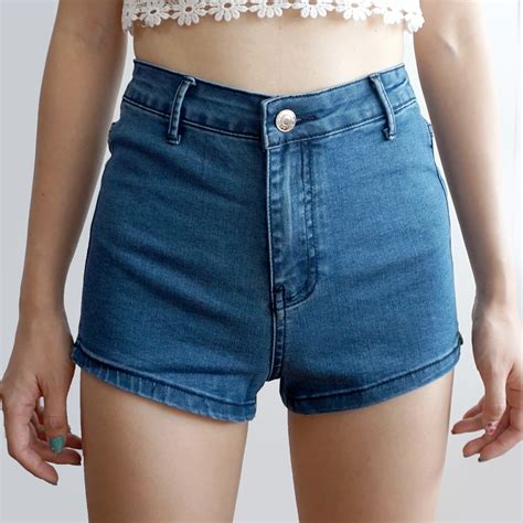 Summer High Waist Denim Shorts 3 Colors · Megoosta Fashion · Free