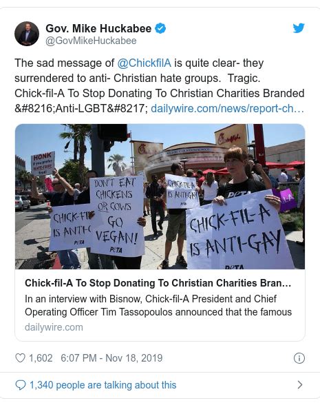 Chick Fil A Tweaks Giving Policies After Protests Bbc News