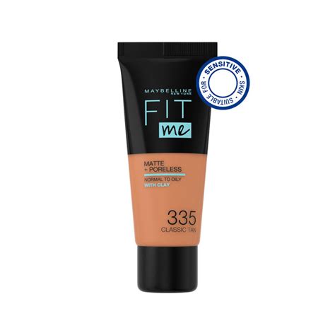 Maybelline Fit Me Matte And Poreless Foundation 335 Classic Tan 30 Ml