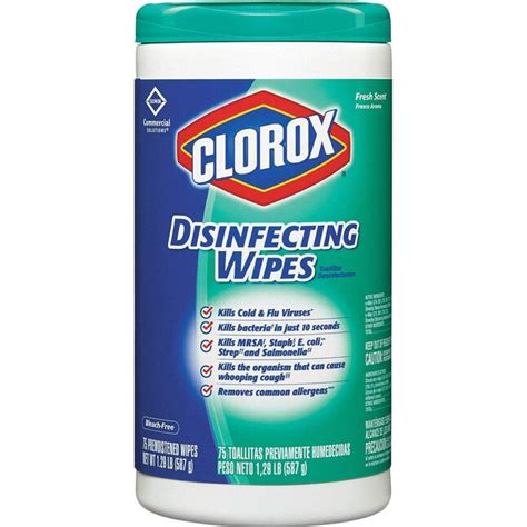 Clorox Disinfecting Wipes 75 Count Fresh Scent Disinfectant Wipes All