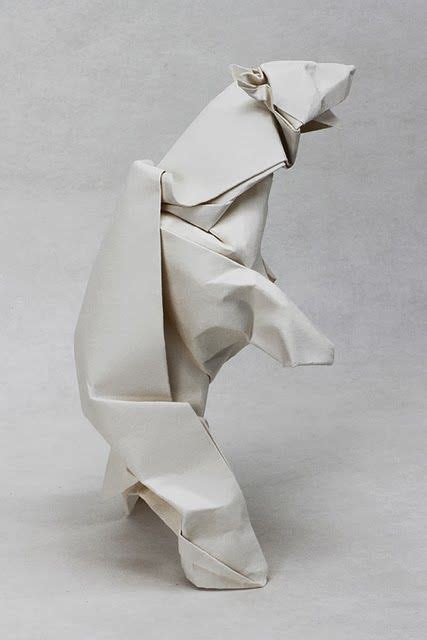Polar Bear El Arte Del Origami Illustrated Instructions Arte Del