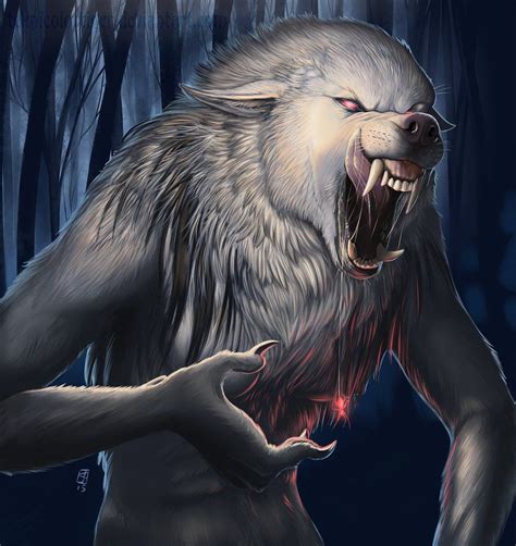 The Spider In Winter Female Werewolves Werewolf Art Fantasy Creatures