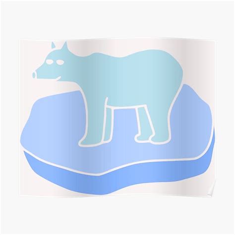 Polar Bear Light Design Poster For Sale By Sketcherin Redbubble