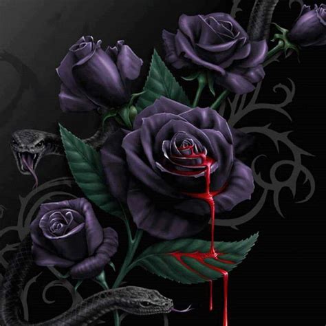 Pin By Vern Evans On Cross Rose Art Rose Painting Bleeding Rose
