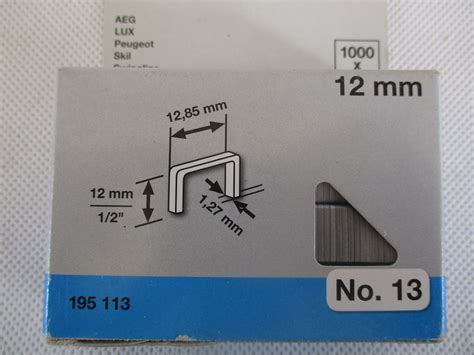 Zszywki Tapicerskie Zszywacz 12mm 1285mm 1000 Szt 13 Cena Opinie