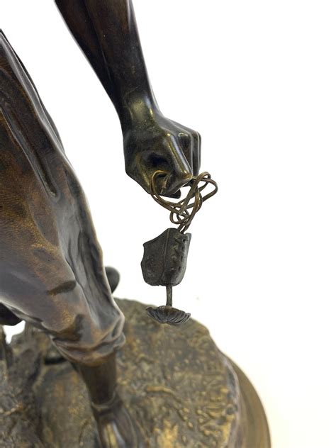 Bronze Sculpture By Pierre Jules Mène The Arab Falconer For Sale At