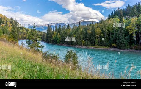 North Thompson River In Beautiful British Columbia Canada As The Stock