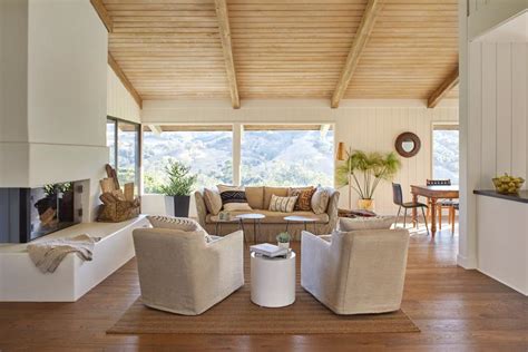 Cozy Neutral Living Room With Beautiful Mountain Views Hgtv