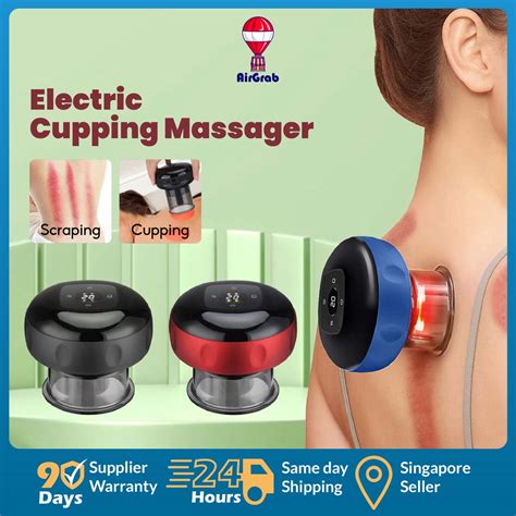 Body Massager Electric Guasha Cupping Electric Body Scraping Vacuum Chinese Guasha Cup With Heat