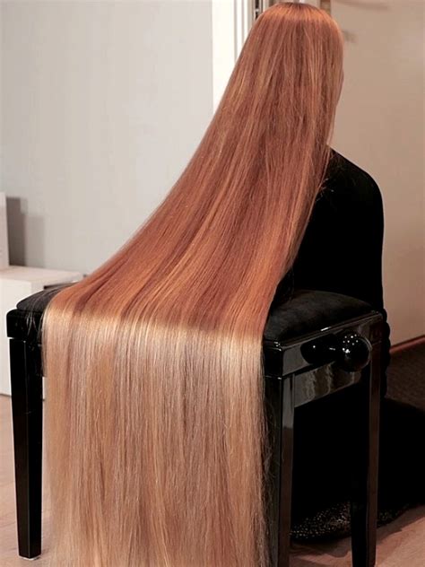 Don't be afraid to try new hairstyles for your long hair. VIDEO - Perfect long hair sliding - RealRapunzels