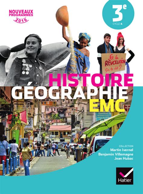 Histoire Géographie Emc 3e éd 2016 Manuel Numérique Enrichi élève