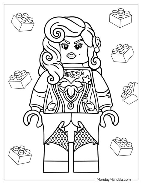 Free Printable Poison Ivy Coloring Pages