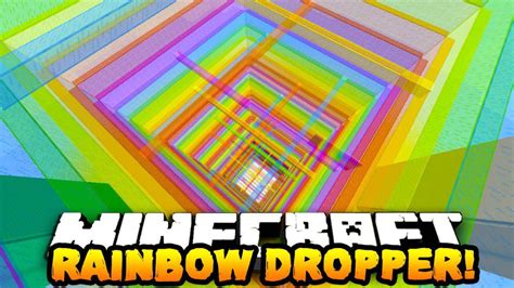 Rainbow Parkour Dropper Map 1122112 For Minecraft 9minecraftnet