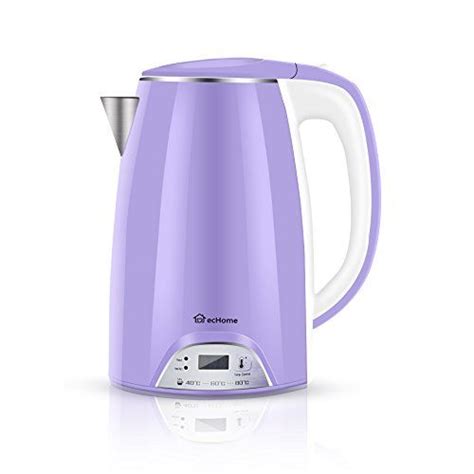 Echome Electric Kettle 17l 360 Cordless Jug Stainless Steel Led 1800w
