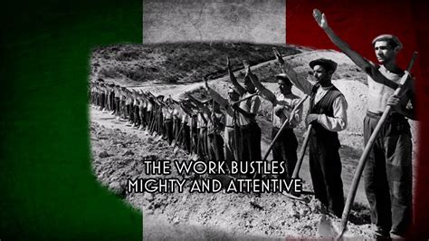 Canzone Dell Operaio Fascista Song Of The Fascist Worker Youtube