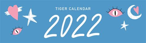 Tiger Calendar 2022 Behance