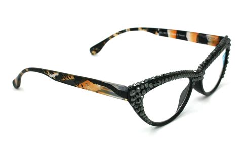 hand crystalized in the usa with genuine european crystals stylish bling reading glasses for