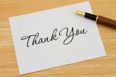 Writing A Thank You Note Radiant Health Centers