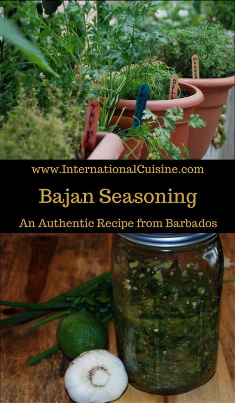 bajan seasoning recipe seasoning recipes barbados food caribbean recipes