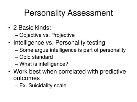 ppt personality assessment powerpoint presentation free download id 26597
