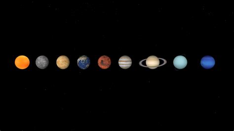 Wallpaper Solar System Space Planet All Planets Sun Mercury