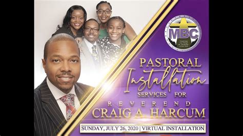 Mbc Pastoral Installation Services Special Announcement Youtube