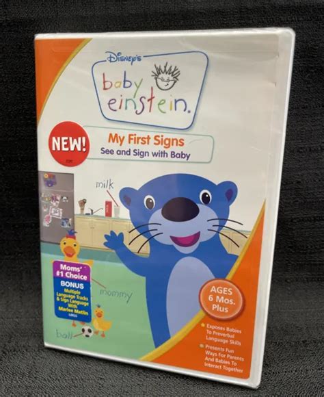 Baby Einstein My First Signs Dvd See And Sign With Marlee Matlin New