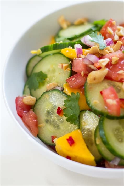 East African Mango And Cucumber Salad Recipe The Wanderlust Kitchen