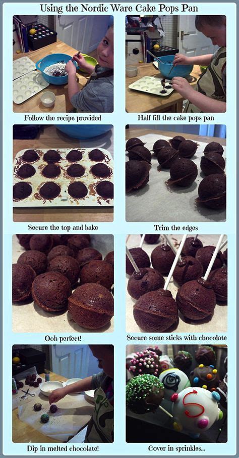 How to make cake pops that will knock their socks off! Nordic Ware Cake Pops Pan | Cake pop pan recipe, Cake pop maker, Cake pop recipe