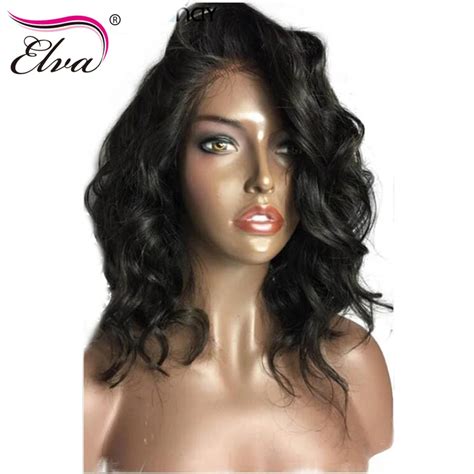 Elva Hair Density Lace Front Human Hair Wigs X Brazilian Remy