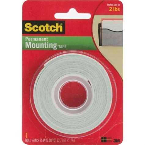 24 Rolls Scotch Foam Permanent Mounting Double Side Tape Mmm110 For