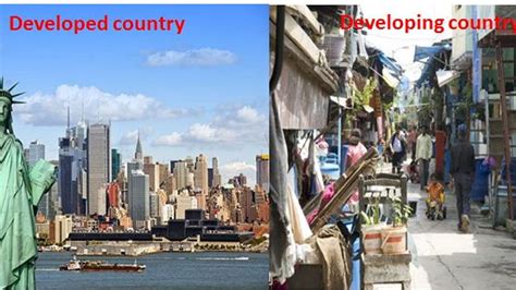 Difference Between Developed And Developing Countries