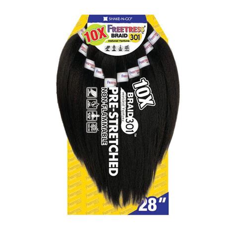Freetress Pre Stretched Synthetic Braids 10x Braid 301 28