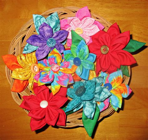 Sew Easy Fabric Flower Pins For Bags Hats Hair Ts And More