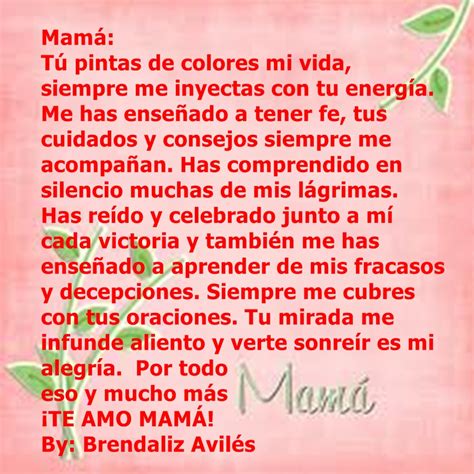 Sitio Oficial De Brendaliz Avilés Mensajes Para Mamá