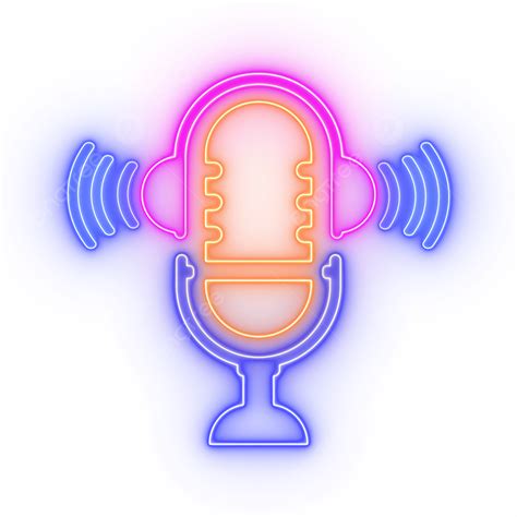 Neon Podcast Png Picture Podcast Logo Neon Style Podcast Logo Png