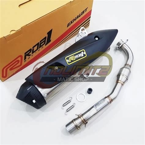 Jual Knalpot Standar Racing Power Boom Rob End Cup V Carbon New Yamaha